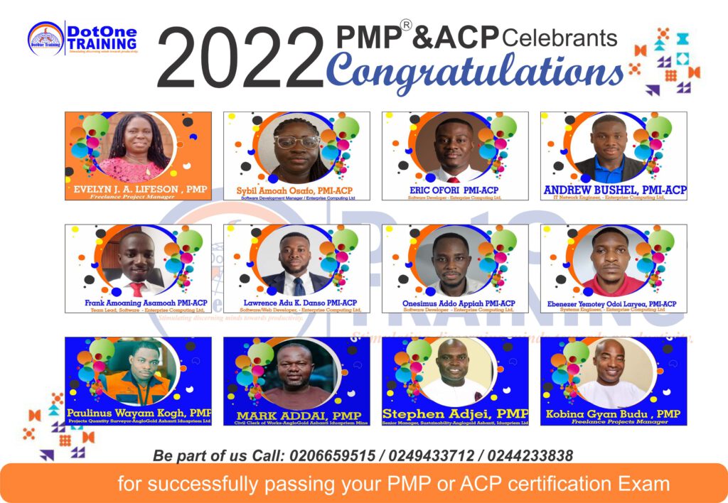 Dotone PMP - ACP celebrants 2022 1